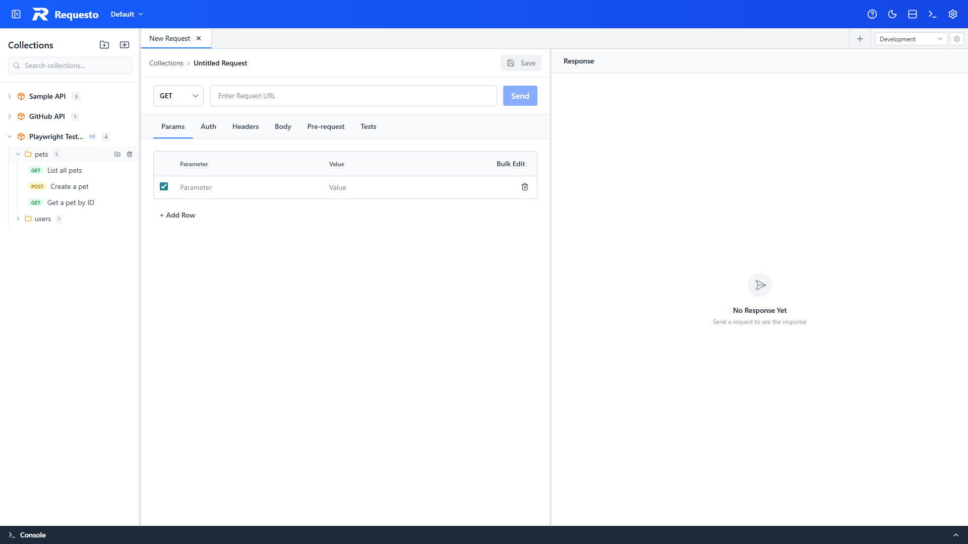 Imported collection in sidebar